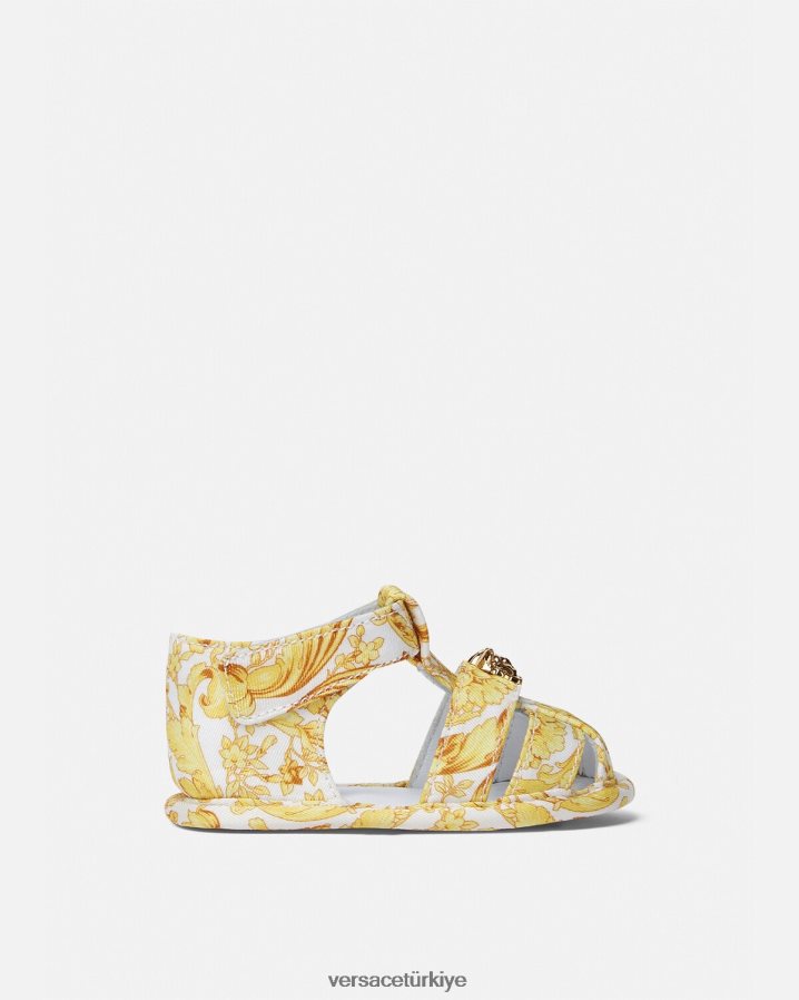 Versace barocco bebek sandaletleri çocuklar Yazdır ayakkabı B0HHR81841