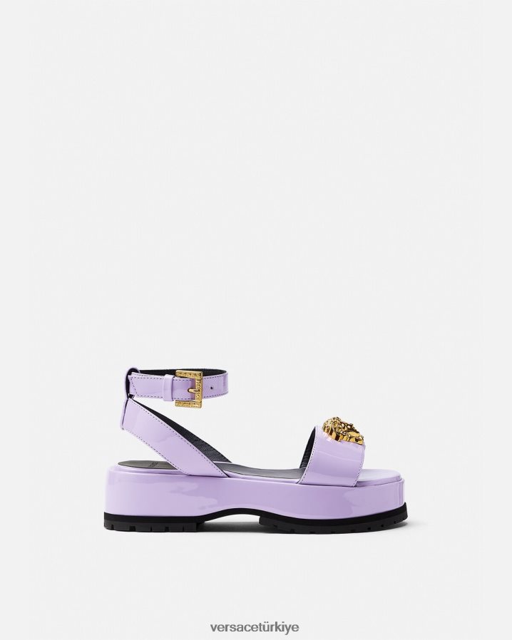 Versace la medusa platform sandaletler çocuklar leylak ayakkabı B0HHR82043