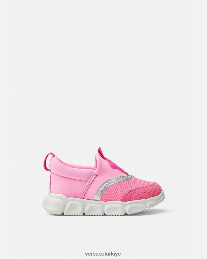 Versace medusa bebek spor ayakkabı çocuklar pembe ayakkabı B0HHR81878