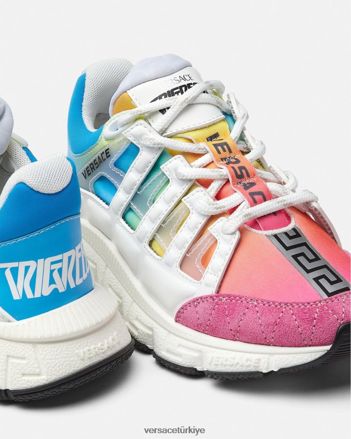 Versace trigreca spor ayakkabı çocuklar çok renkli ayakkabı B0HHR82045