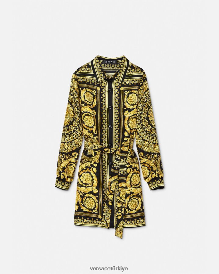 Versace barok ipek elbise çocuklar Yazdır Giyim B0HHR81955