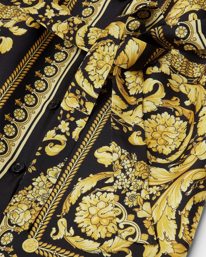 Versace barok ipek elbise çocuklar Yazdır Giyim B0HHR81955