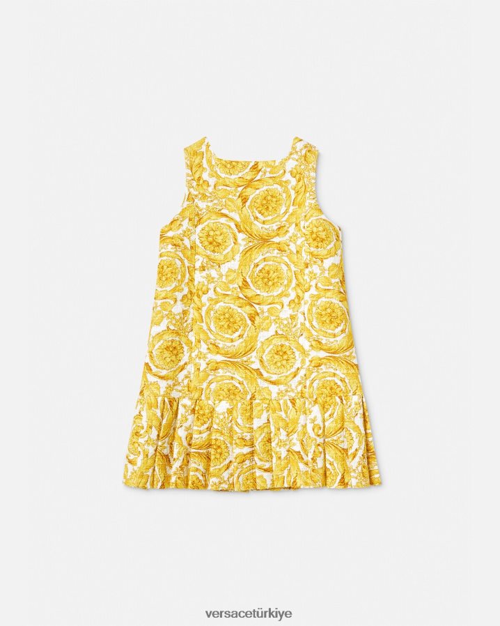 Versace medusa barocco vardiya elbise çocuklar Yazdır Giyim B0HHR81981