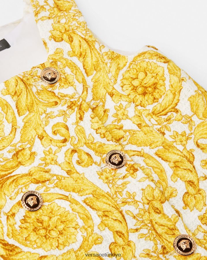 Versace medusa barocco vardiya elbise çocuklar Yazdır Giyim B0HHR81981