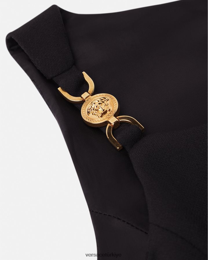 Versace medusa elbise çocuklar siyah Giyim B0HHR82000