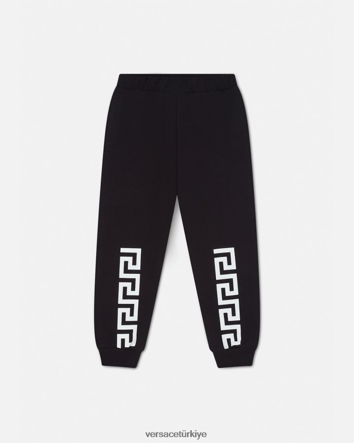 Versace Greca eşofman altı çocuklar siyah Giyim B0HHR82099