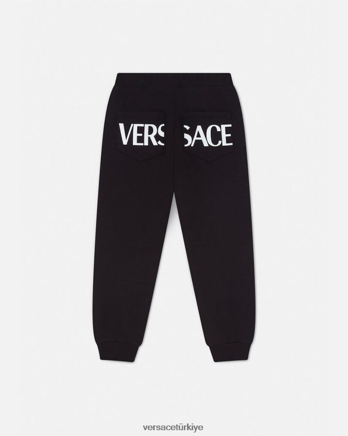Versace Greca eşofman altı çocuklar siyah Giyim B0HHR82099