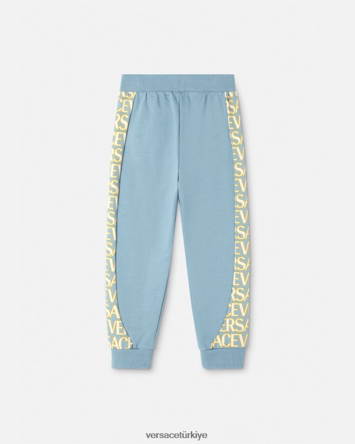 Versace her yerde eşofman altı çocuklar açık mavi Giyim B0HHR82089