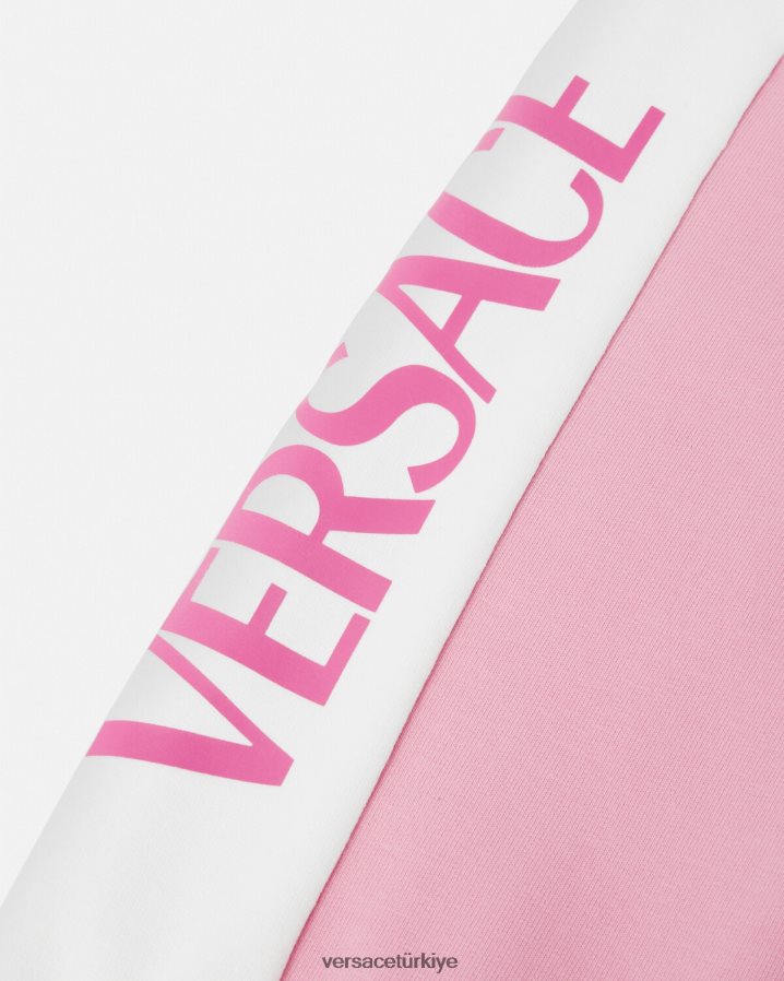 Versace logolu bebek eşofman altı çocuklar 6p910 Giyim B0HHR81857