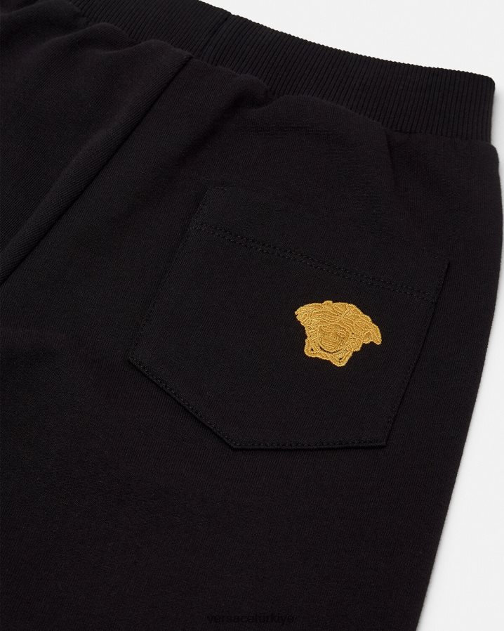 Versace medusa eşofman altı çocuklar siyah Giyim B0HHR81967