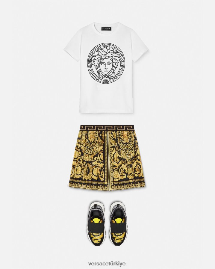 Versace barok pilili etek çocuklar Yazdır Giyim B0HHR81957