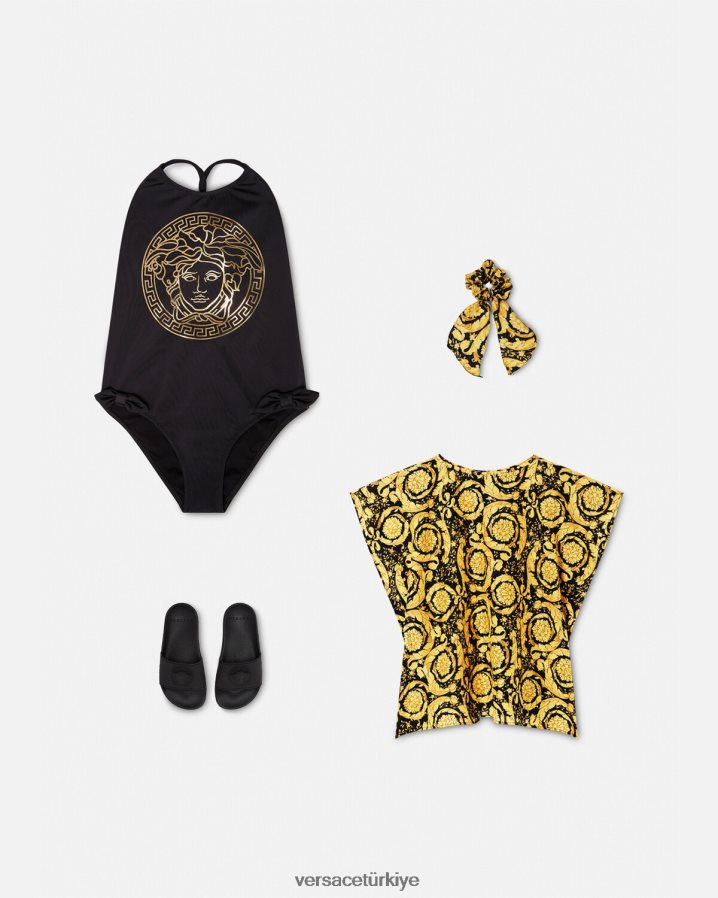 Versace barocco mayo örtbas çocuklar Yazdır Giyim B0HHR81985