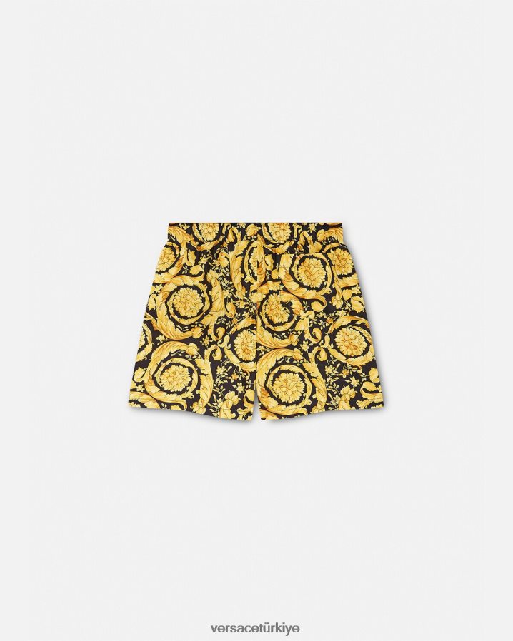 Versace barok desenli deniz şortu çocuklar Yazdır Giyim B0HHR82097