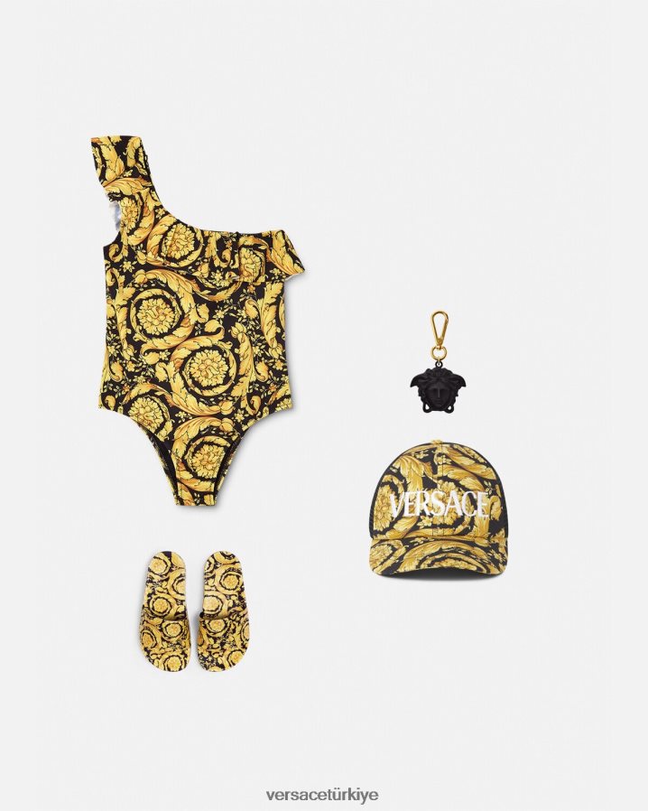 Versace barok tek parça mayo çocuklar Yazdır Giyim B0HHR81959