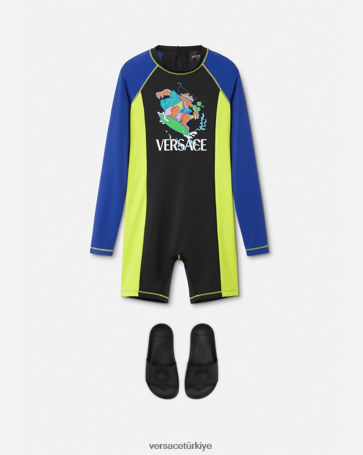 Versace güneşten koruyan wetsuit çocuklar çok renkli Giyim B0HHR82136