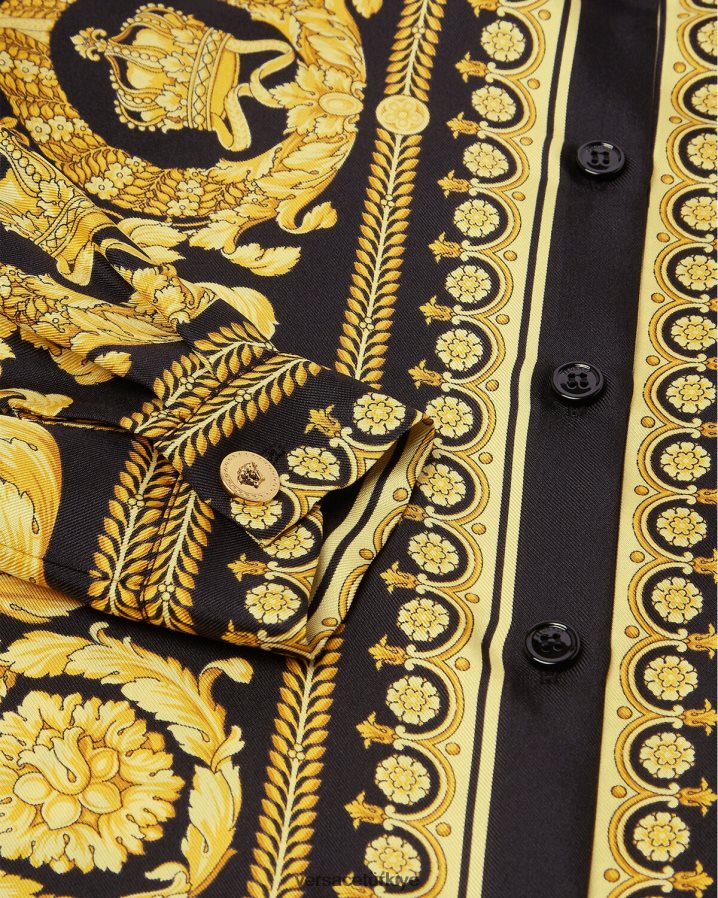 Versace barok ipek gömlek çocuklar Yazdır Giyim B0HHR81954