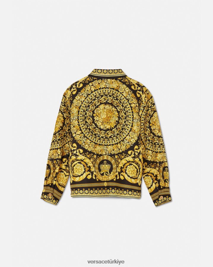 Versace barok ipek gömlek çocuklar Yazdır Giyim B0HHR81954
