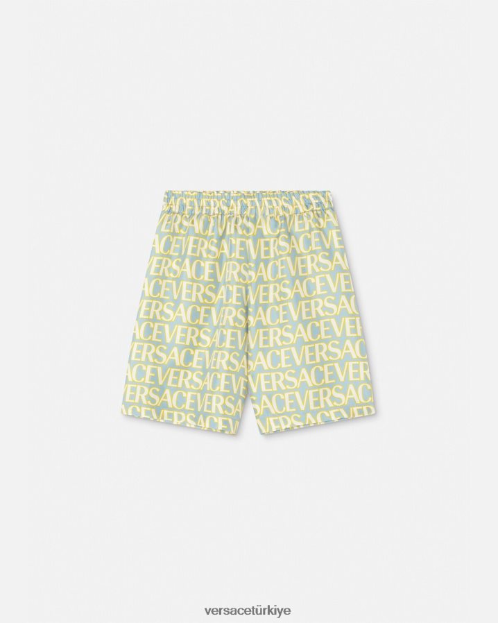 Versace allover ipek şort çocuklar Yazdır Giyim B0HHR82090