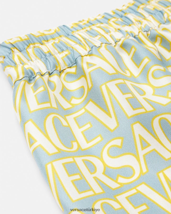 Versace allover ipek şort çocuklar Yazdır Giyim B0HHR82090