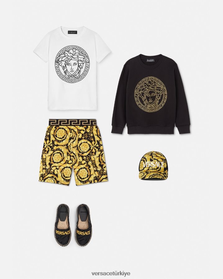 Versace barok şort çocuklar Yazdır Giyim B0HHR81956