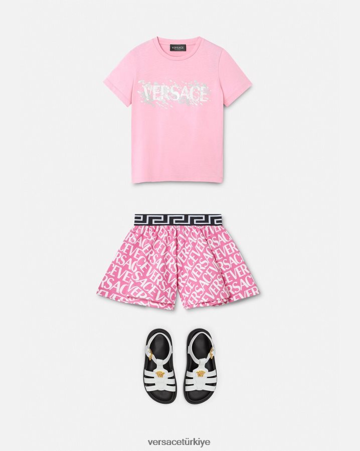 Versace genel olarak eşofman altı çocuklar pembe ve baskı Giyim B0HHR81975