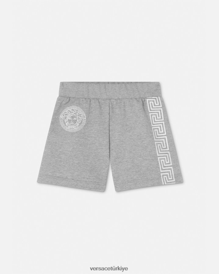Versace greca bebek eşofman altı çocuklar gri Giyim B0HHR81881
