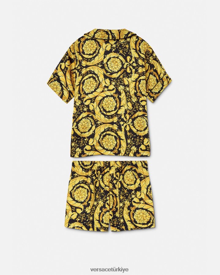 Versace barok pijama takımı çocuklar Yazdır Giyim B0HHR81989