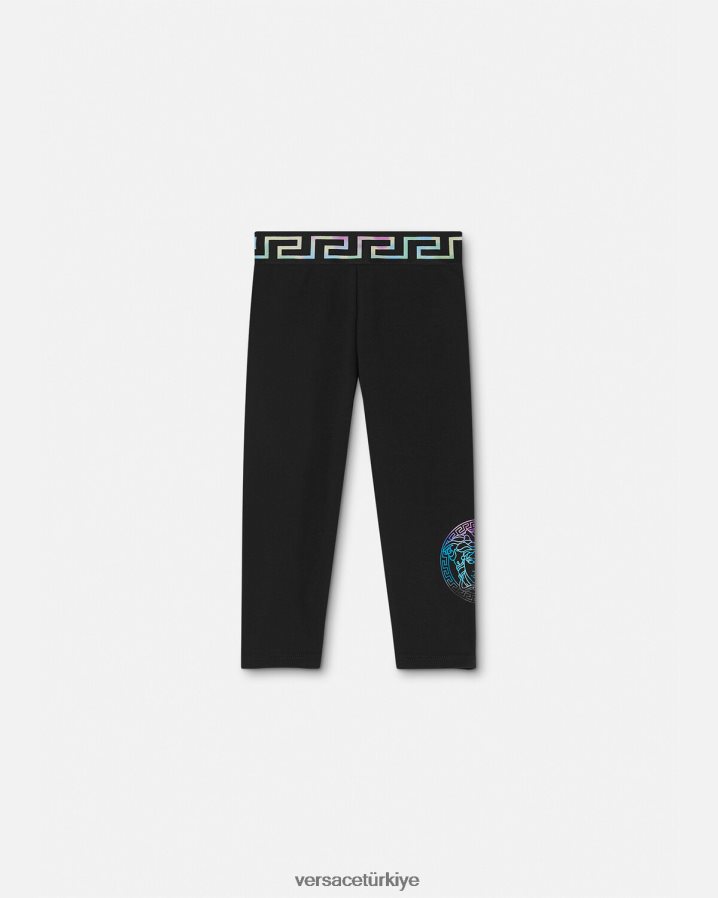 Versace greca medusa bebek taytı çocuklar siyah ve baskı Giyim B0HHR81851