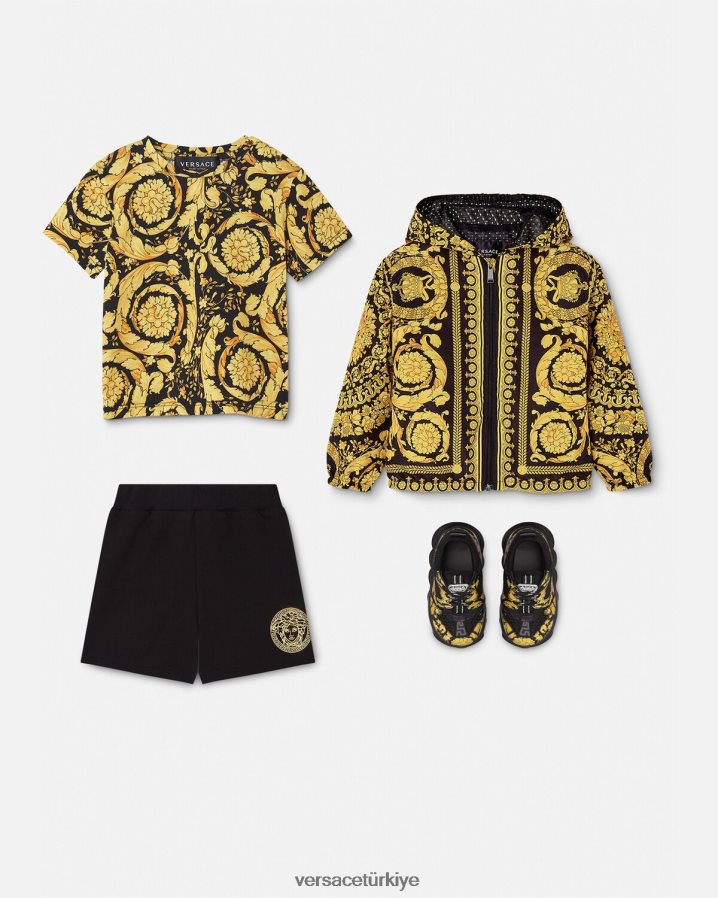 Versace barok bebek tişörtü çocuklar Yazdır Giyim B0HHR81859
