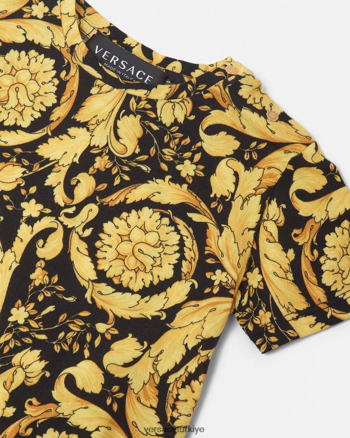 Versace barok bebek tişörtü çocuklar Yazdır Giyim B0HHR81859