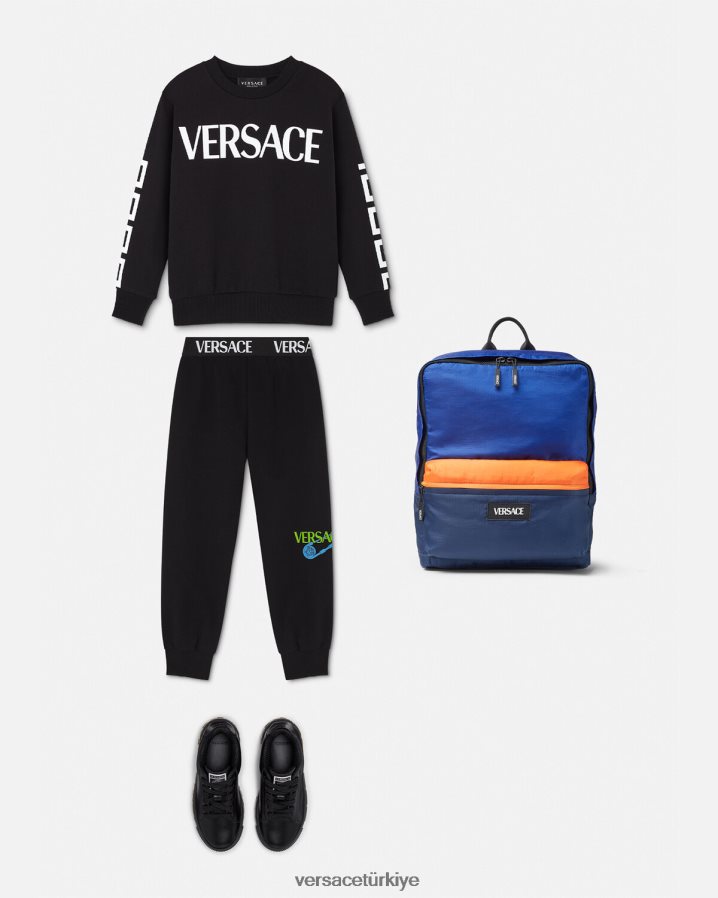 Versace Greka kazak çocuklar siyah Giyim B0HHR82106