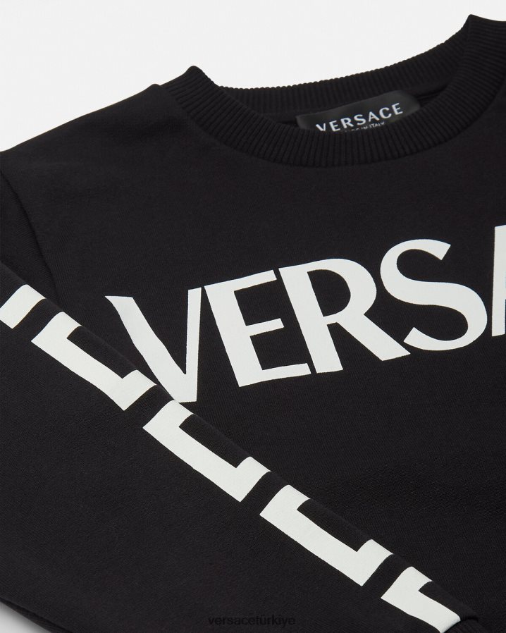Versace Greka kazak çocuklar siyah Giyim B0HHR82106