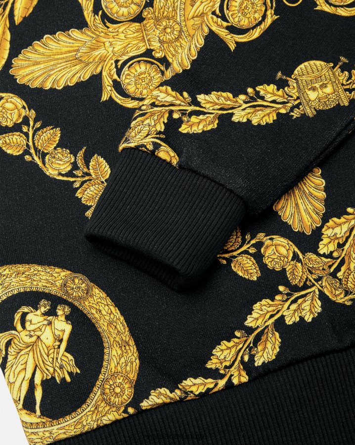 Versace maschera barok sweatshirt çocuklar Yazdır Giyim B0HHR82125