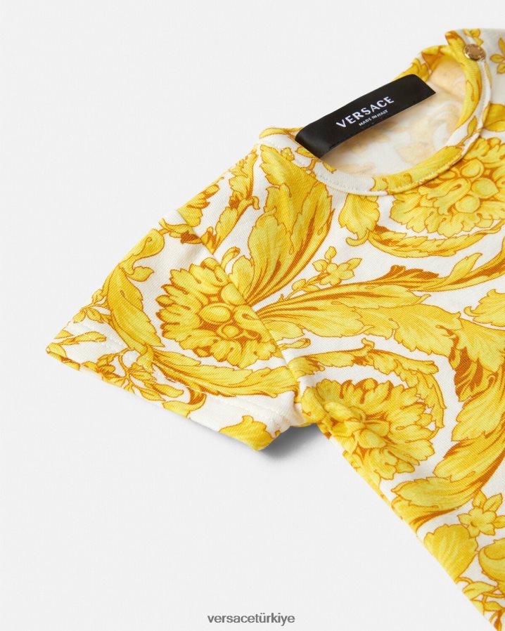 Versace barocco bebek tulumu çocuklar Yazdır Giyim B0HHR81829