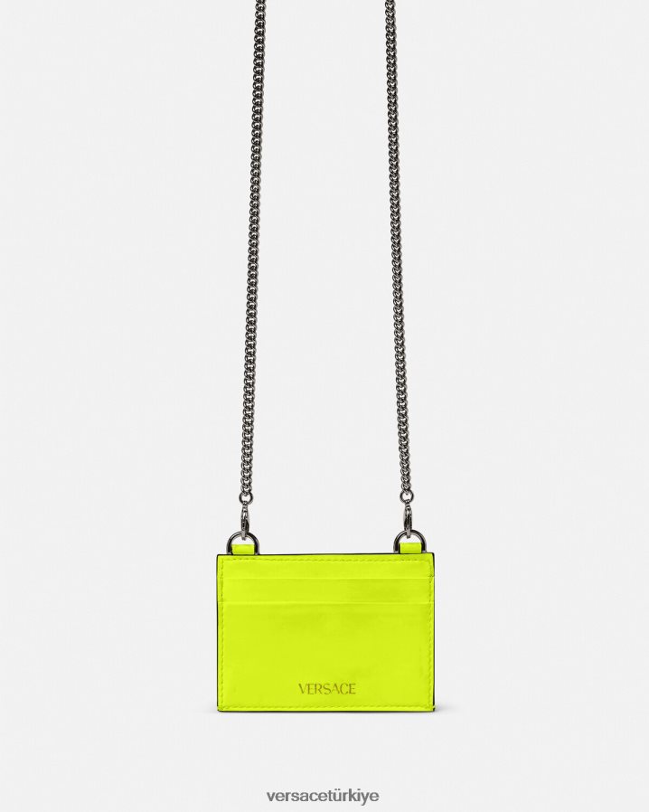 Versace medusa biggie kart sahibi erkekler sarı Aksesuarlar B0HHR81645
