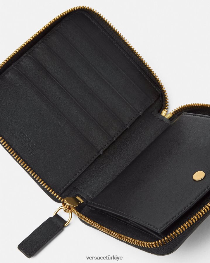 Versace medusa cüzdan erkekler siyah Aksesuarlar B0HHR81640