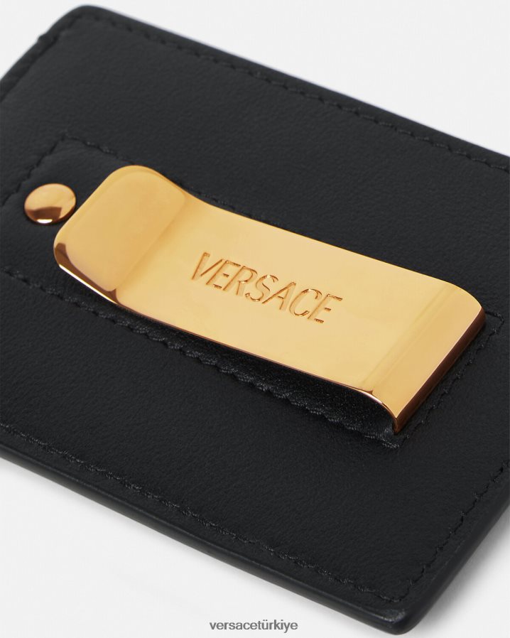 Versace medusa kart sahibi erkekler siyah Aksesuarlar B0HHR81638