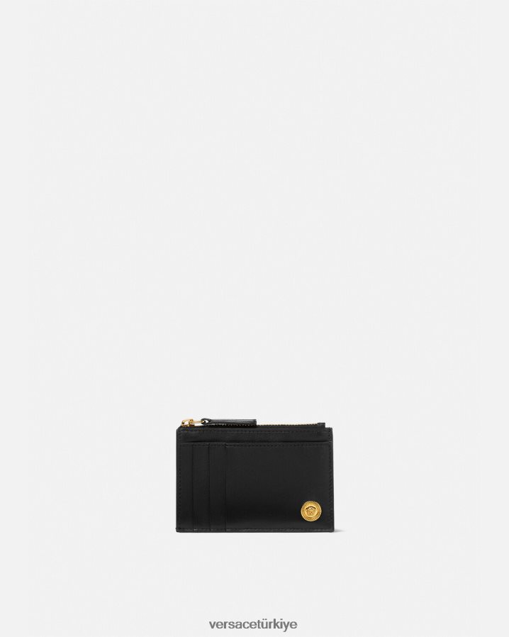 Versace medusa kart sahibi erkekler siyah Aksesuarlar B0HHR81639