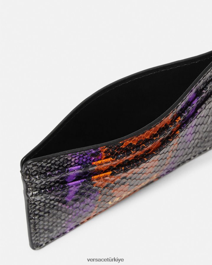 Versace python greca baskı kartı sahibi erkekler Yazdır Aksesuarlar B0HHR81651