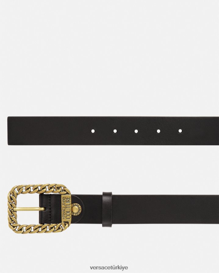Versace zincir kemer erkekler siyah Aksesuarlar B0HHR82502