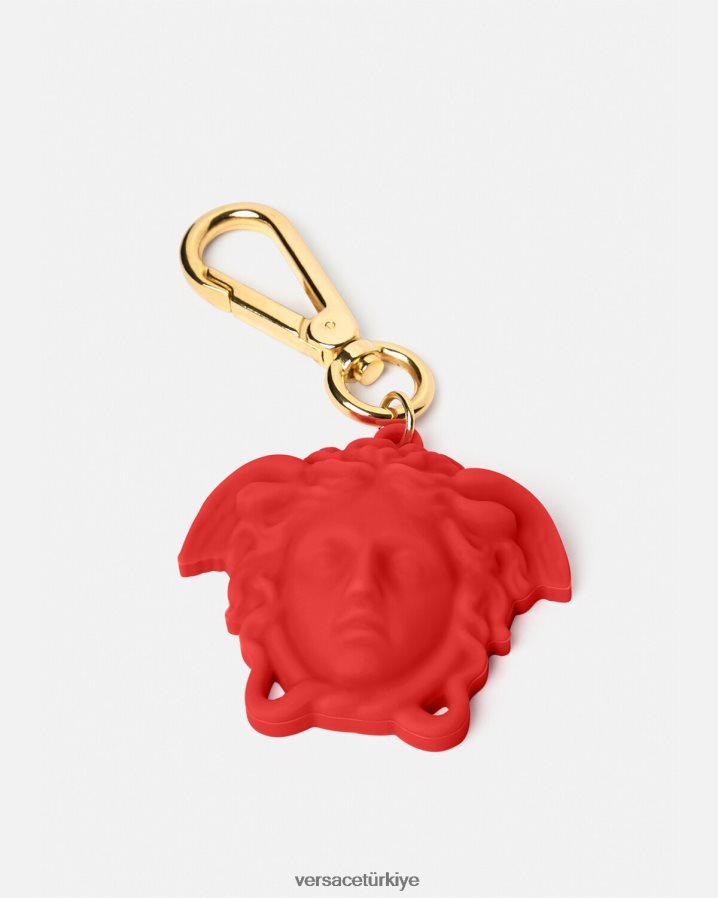 Versace la medusa anahtarlık erkekler kırmızı Aksesuarlar B0HHR81660