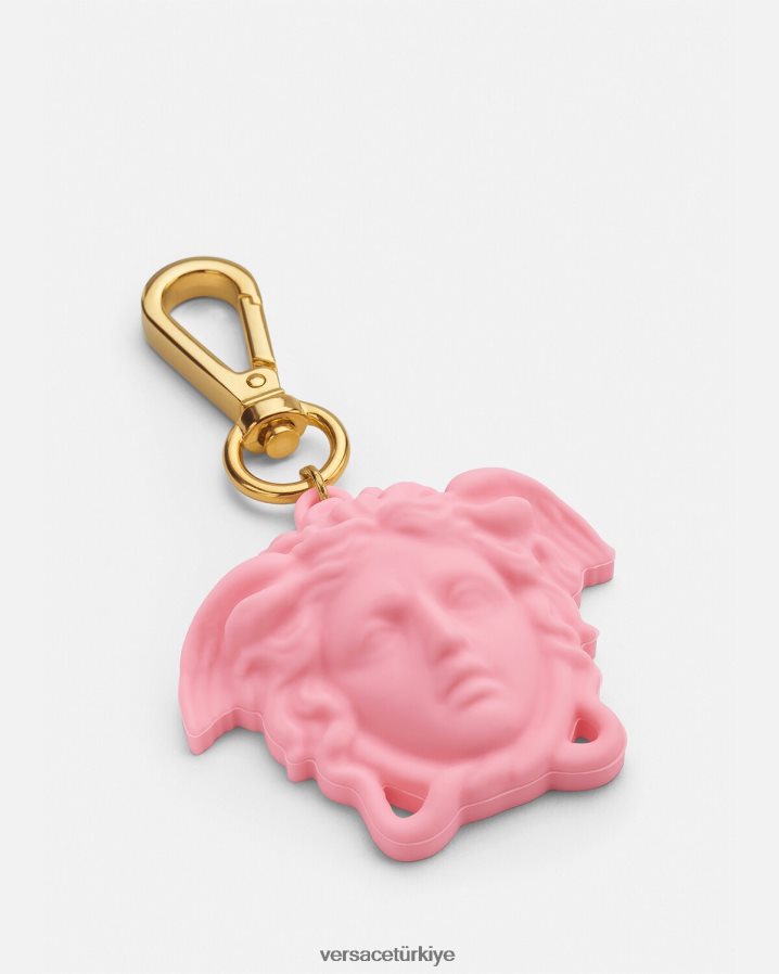 Versace la medusa anahtarlık erkekler pembe Aksesuarlar B0HHR81659