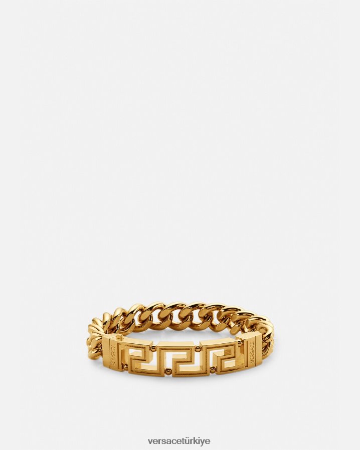 Versace greca zincir bilezik erkekler altın Aksesuarlar B0HHR81685