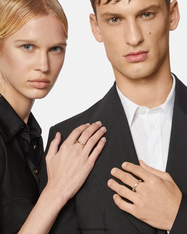 Versace kazınmış yunan anahtarlık erkekler altın Aksesuarlar B0HHR81687
