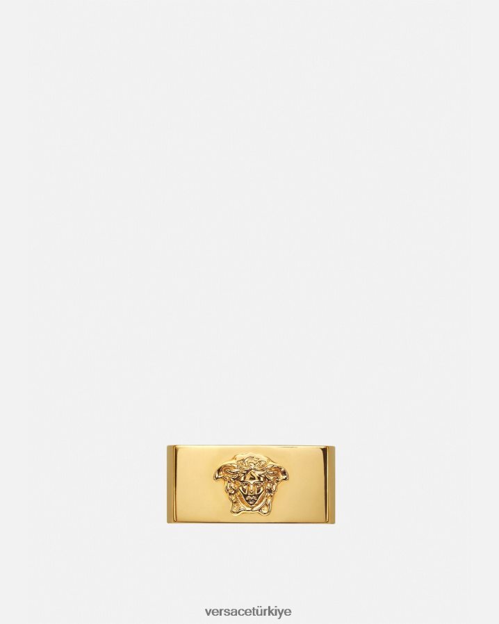 Versace medusa logolu yüzük erkekler altın Aksesuarlar B0HHR81694