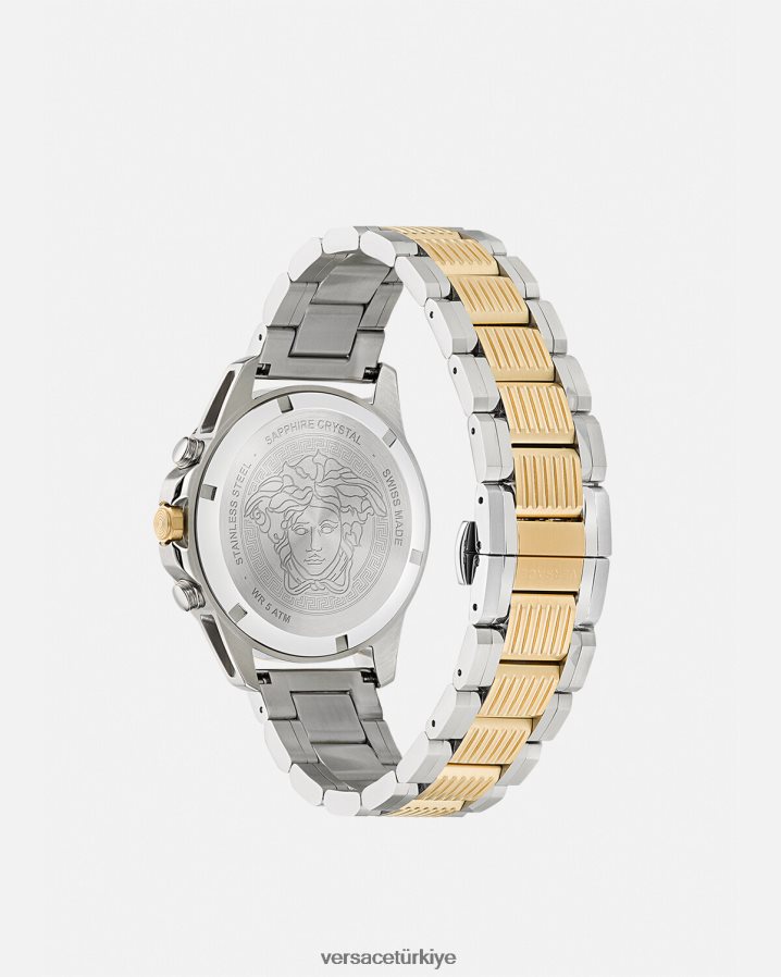 Versace greca aksiyon krono izle erkekler pnul Aksesuarlar B0HHR81710