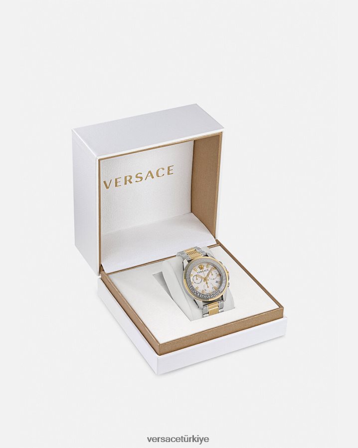 Versace greca aksiyon krono izle erkekler pnul Aksesuarlar B0HHR81710