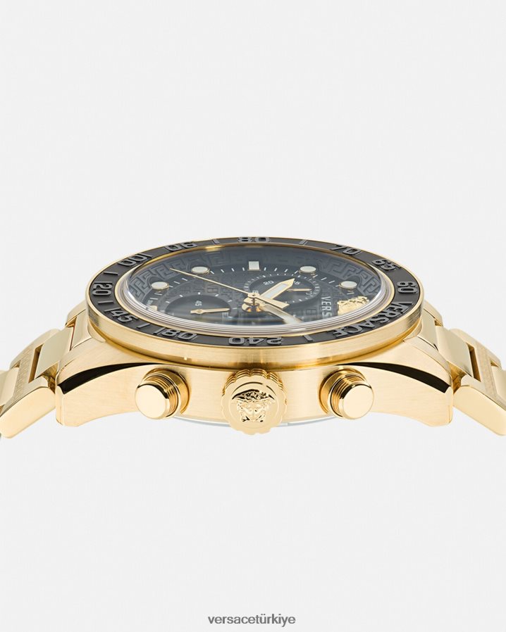 Versace greca kubbe krono izle erkekler pnul Aksesuarlar B0HHR81704