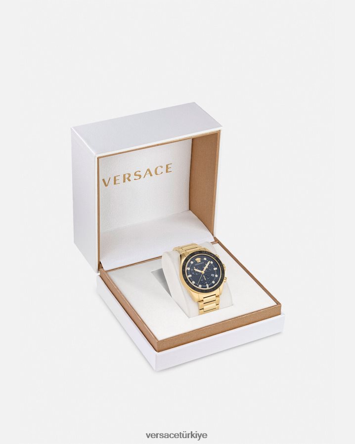 Versace greca kubbe krono izle erkekler pnul Aksesuarlar B0HHR81704