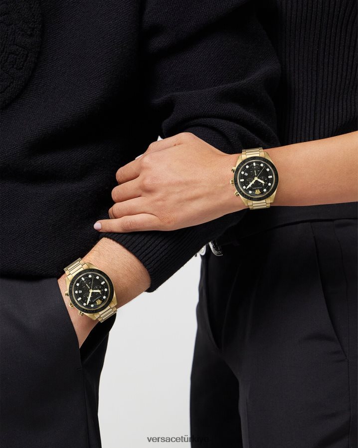 Versace greca kubbe krono izle erkekler pnul Aksesuarlar B0HHR81704